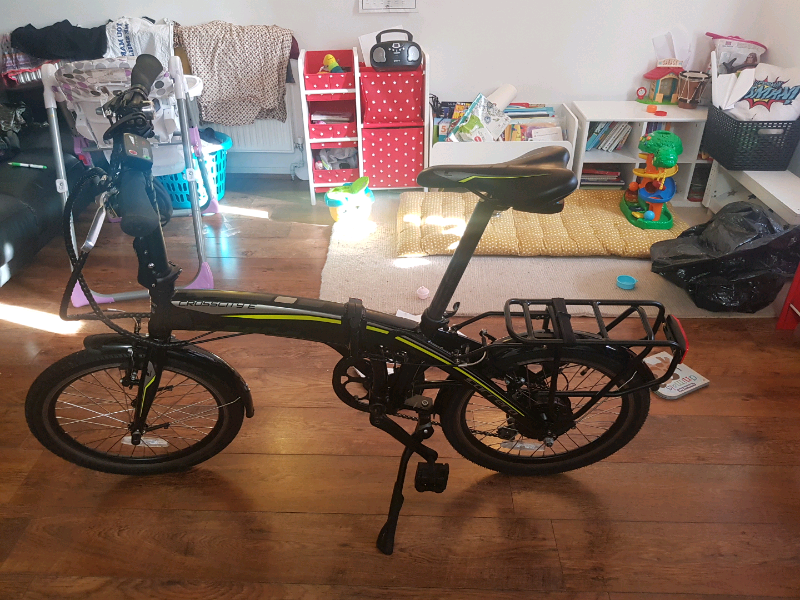 carrera crosscity e electric folding bike